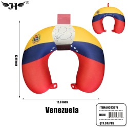 FLAG NECK PILLOW - VENEZUELA FLAG 24PC/CS