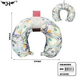 NECK PILLOW - US DOLLAR 24PC/CS