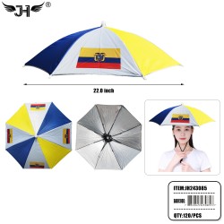 FLAG UMBRELLA HAT -  ECUADOR 19.6