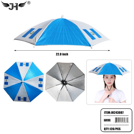 FLAG UMBRELLA HAT -  GUATEMALA 19.6