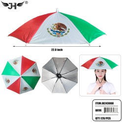 FLAG UMBRELLA HAT -  MEXICO 19.6