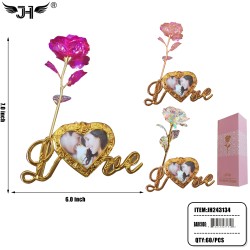 FLOWER -  ROSE & PICTURE FRAME 3 COLOR MIX 5DZ/CS