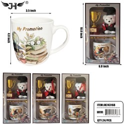 GRADUATION - MUG GIFT SET 4 ASST 24PC/CS