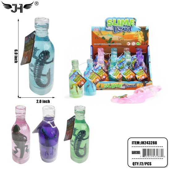 SLIME WITH TOY 4 COLOR ASST 6DZ/CS