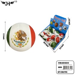 BOUNCE BALL - MEXICO FLAG 24DZ/CS