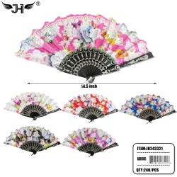 HAND FAN - ROSE 20DZ/CS