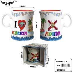 FLORIDA MUG WITH SPOON 24PC/CS