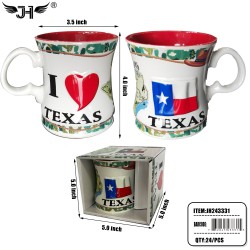 COUNTRY MUG - TEXAS 24PC/CS