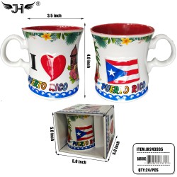 COUNTRY MUG - PUERTO RICO 12PC/2BX/24PC/CS