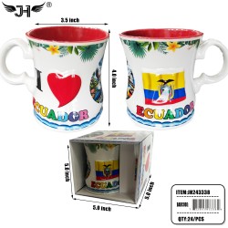 COUNTRY MUG - ECUADOR 12PC/2BX/24PC/CS