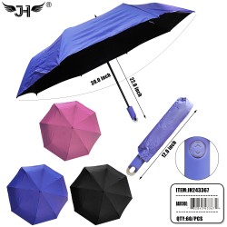 UMBRELLA - FOLDING AUTO OPEN& CLOSE 4 COLOR 23.5