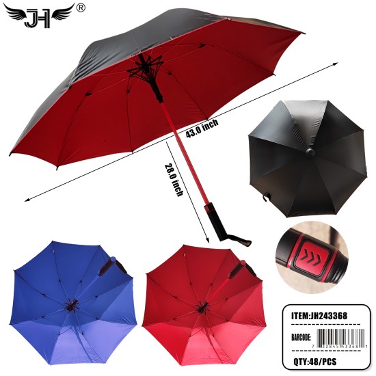 UMBRELLA - FOLDING AUTO OPEN MIX 2 COLOR 43