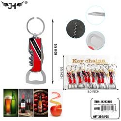 KEYCHAIN - #11 CORKSCREW BOTTLE OPENER TRINIDAD 25DZ/CS
