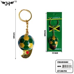 COUNTRY KEY CHAIN - JAMAICA CAP 25DZ/CS
