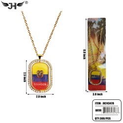 COUNTRY NECKLACE - ECUADOR 25DZ/CS