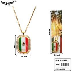 COUNTRY NECKLACE - MEXICO 25DZ/CS