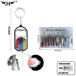 COUNTRY KEYCHAIN - #15 FLASHLIGHT OPENER VENEZUELA 25DZ/CS