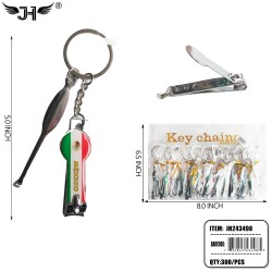 COUNTRY KEYCHAIN -  EAR PICK&NAIL CLIPPER MEXICO 25DZ/CS