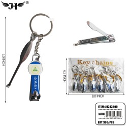 COUNTRY KEYCHAIN - EAR PICK&NAIL CLIPPER NICARAGUA 25DZ/CS