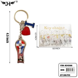 COUNTRY KEY CHAIN - #24 DOMINICAN LOVE NAIL CLIPPER 25DZ/CS