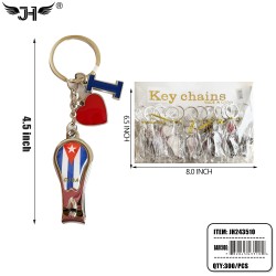 COUNTRY KEY CHAIN - #24 CUBA LOVE NAIL CLIPPER 25DZ/CS
