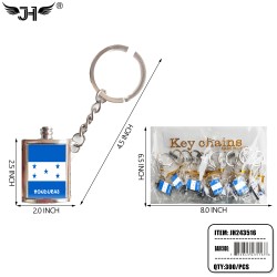 COUNTRY KEYCHAIN - BOTTLE STYLE HONDURAS 25DZ/CS
