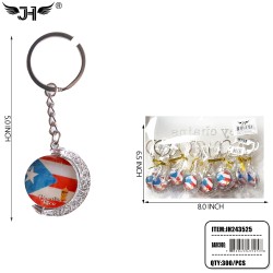 COUNTRY KEYCHAIN - MOON STYLE PUERTO RICO 25DZ/CS