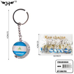 COUNTRY KEYCHAIN - MOON STYLE NICARAGUA 25DZ/CS