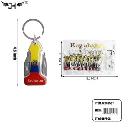 COUNTRY KEY CHAIN - MULTI FUNCTION ECUADOR 25DZ/CS