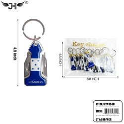 COUNTRY KEY CHAIN - MULTI FUNCTION HONDURAS 25DZ/CS