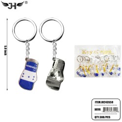 FLAG KEYCHAIN - BOXING GLOVES HONDURAS 25DZ/CS