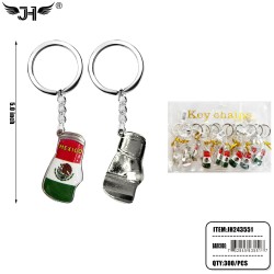 COUNTRY KEY CHAIN - BOTTLE OPENER MEXICO 25DZ/CS