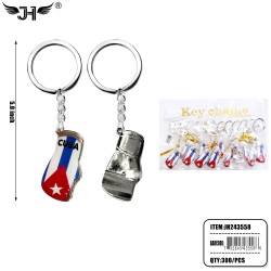 FLAG KEYCHAIN - BOXING GLOVES OPENER CUBA  25DZ/CS