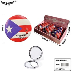 FLAG MIRROR - PUERTO RICO 12DZ/CS