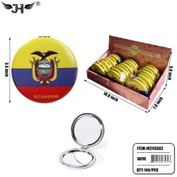 FLAG MIRROR - ECUADOR 12DZ/CS