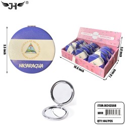 FLAG MIRROR - NICARAGUA 12DZ/CS