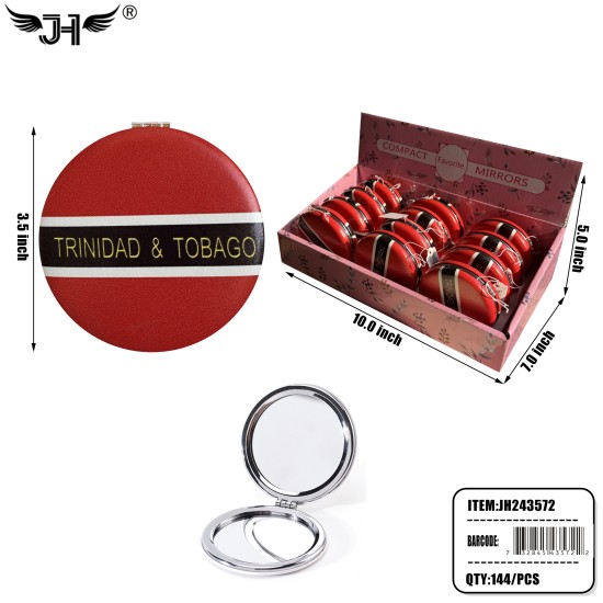 FLAG MIRROR - TRINIDAD & TOBAGO 12DZ/CS