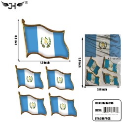FLAG PIN - GUATEMALA (4CT) 24DZ/CS
