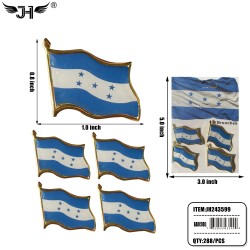 FLAG PIN - HONDURAS (4CT) 24DZ/CS
