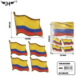 FLAG PIN - COLOMBIA (4CT) 24DZ/CS