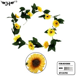 FLOWER GARLAND - SUN FLOWER 24PC/CS