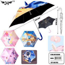 KIDS UMBRELLA - J HANDLE CARTOON 4 DESIGN 22