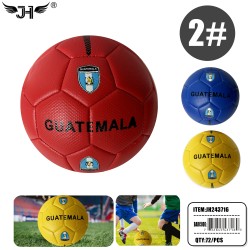 FLAG SOCCER BALL - #2 GUATEMALA 4 COLOR 72PC/CS
