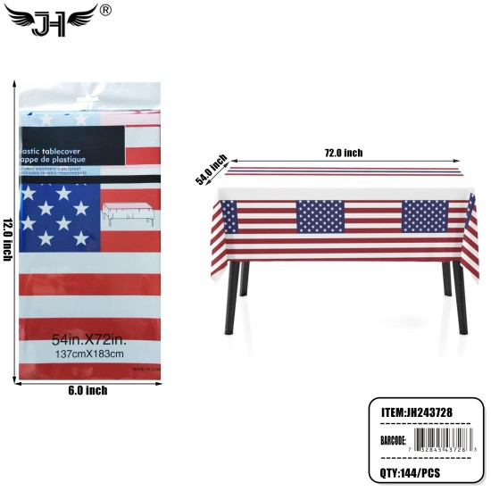 TABLE CLOTH - USA FLAG 54