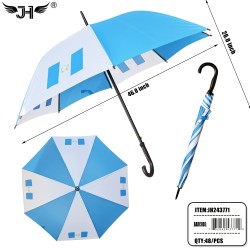 FLAG UMBRELLA - J HANDLE LONG GUATEMALA 12PC/4BX/48PC/CS
