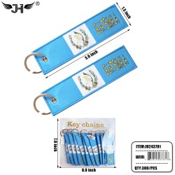 COUNTRY KEYCHAIN - KEY TAG GUATEMALA 25DZ/CS
