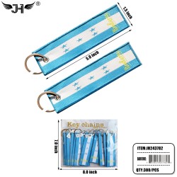 COUNTRY KEYCHAIN - KEY TAG HONDURAS 25DZ/CS