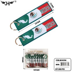 COUNTRY KEY CHAIN - KEY TAG MEXICO 25DZ/CS