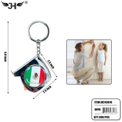 COUNTRY KEY CHAIN - MEXICO TAPE MEASURE 25DZ/CS