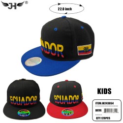 COUNTRY CAP - ECUADOR  DESIGN 2 COLOR ASST 10DZ/CS
